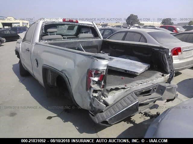 1GTN1TEC7EZ309930 - 2014 GMC SIERRA C1500 SILVER photo 3