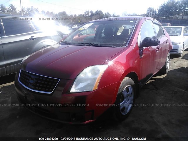 3N1AB61E88L706081 - 2008 NISSAN SENTRA 2.0/2.0S/2.0SL RED photo 2