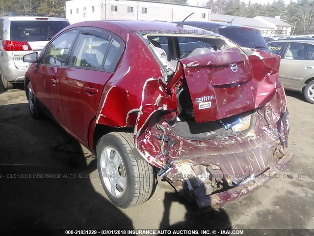 3N1AB61E88L706081 - 2008 NISSAN SENTRA 2.0/2.0S/2.0SL RED photo 3