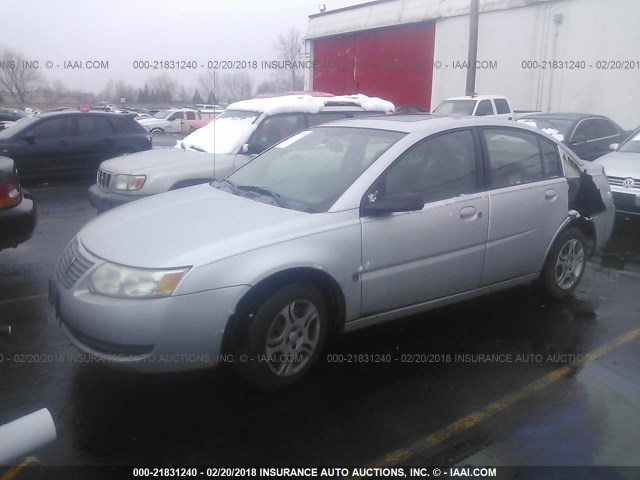 1G8AJ52F95Z108906 - 2005 SATURN ION LEVEL 2 SILVER photo 2