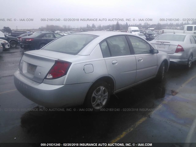 1G8AJ52F95Z108906 - 2005 SATURN ION LEVEL 2 Gümüş foto 4