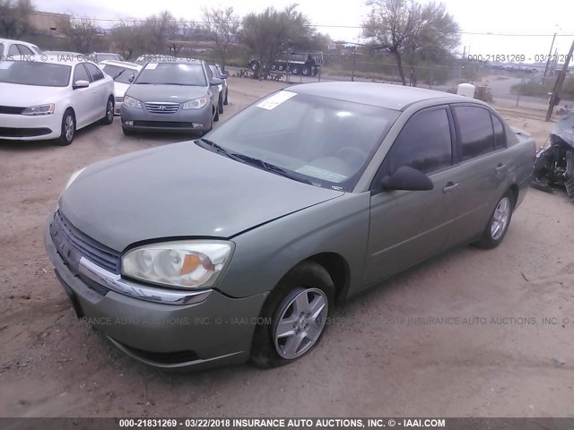 1G1ZT54855F157421 - 2005 CHEVROLET MALIBU LS 绿色 照片 2