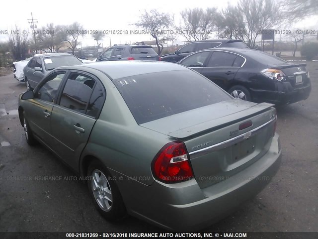 1G1ZT54855F157421 - 2005 CHEVROLET MALIBU LS 绿色 照片 3