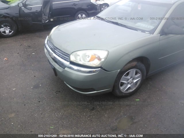 1G1ZT54855F157421 - 2005 CHEVROLET MALIBU LS 绿色 照片 6
