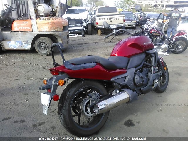 JH2RC6804EK000141 - 2014 HONDA CTX700 N RED photo 4