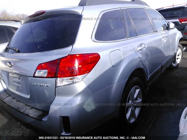 4S4BRCCC5D3298132 - 2013 SUBARU OUTBACK 2.5I PREMIUM GRAY photo 4