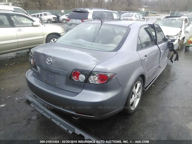 1YVHP80C085M28344 - 2008 MAZDA 6 I GRAY photo 4