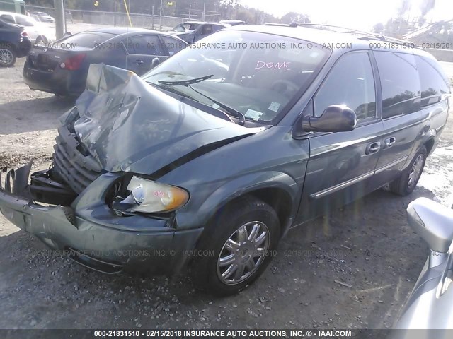 2A4GP54L77R135918 - 2007 CHRYSLER TOWN & COUNTRY TOURING GRAY photo 2