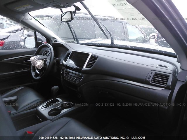 5FNYF6H5XHB005059 - 2017 HONDA PILOT EXL GRAY photo 5