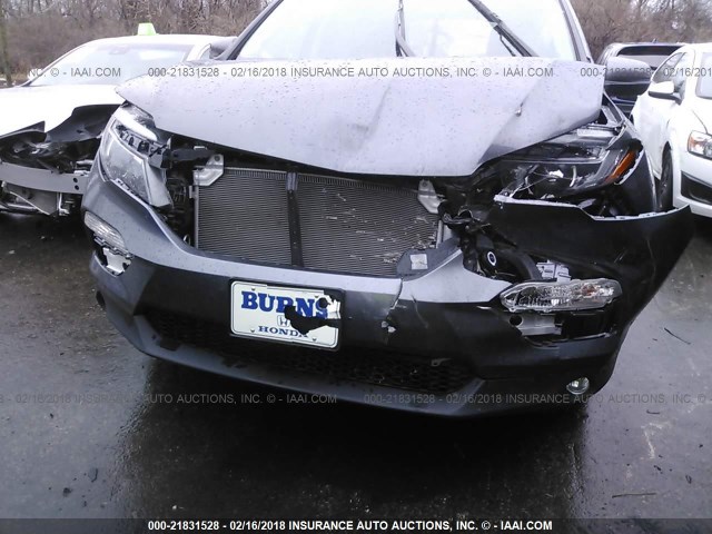 5FNYF6H5XHB005059 - 2017 HONDA PILOT EXL GRAY photo 6