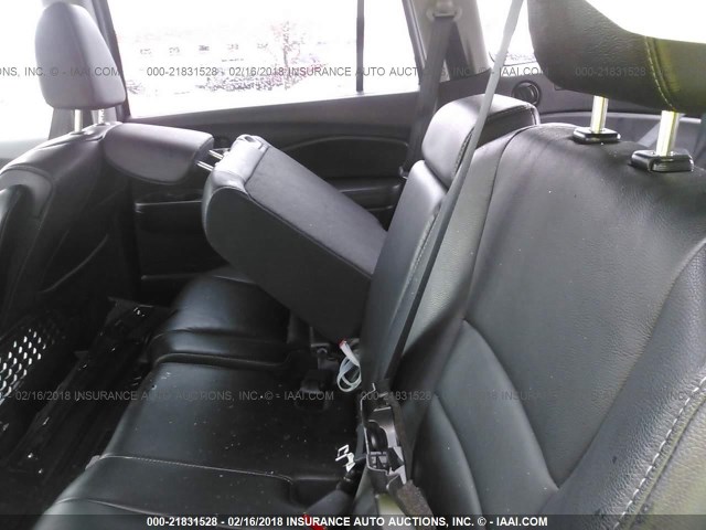 5FNYF6H5XHB005059 - 2017 HONDA PILOT EXL GRAY photo 8