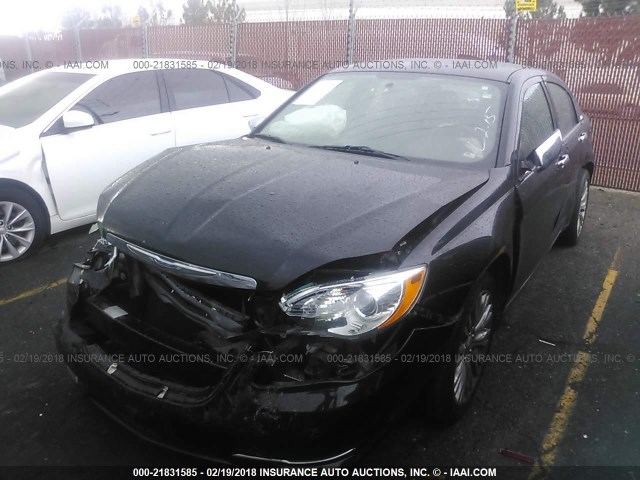 1C3CCBCB0CN107218 - 2012 CHRYSLER 200 LIMITED BLACK photo 2