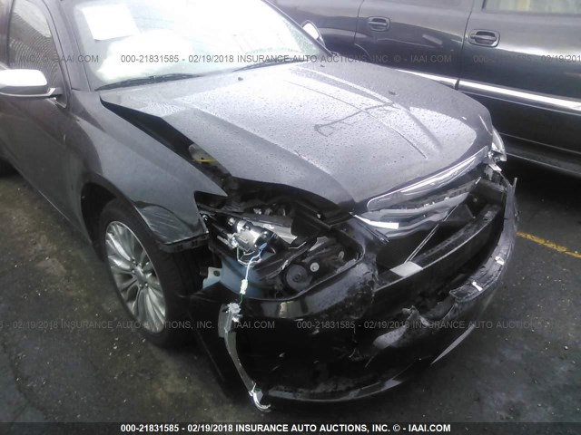 1C3CCBCB0CN107218 - 2012 CHRYSLER 200 LIMITED BLACK photo 6