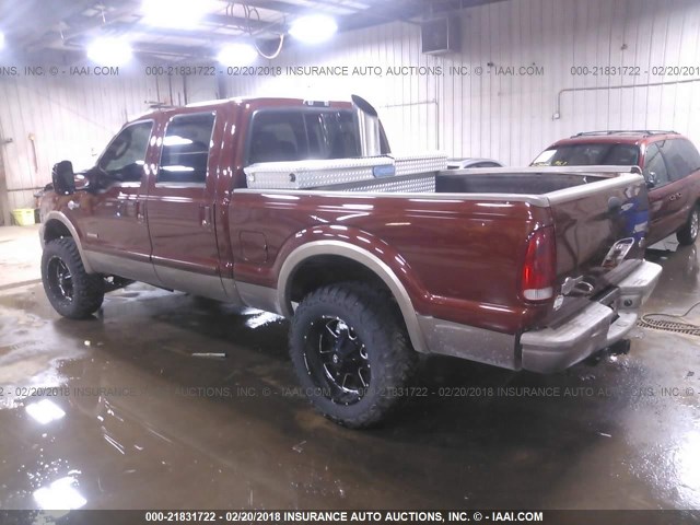 1FTSW21P55EB71562 - 2005 FORD F250 SUPER DUTY BROWN photo 3