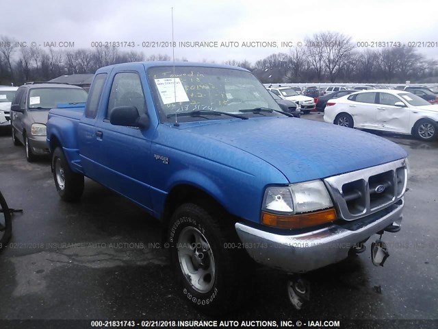 1FTZR15V0XPB73932 - 1999 FORD RANGER SUPER CAB BLUE photo 1