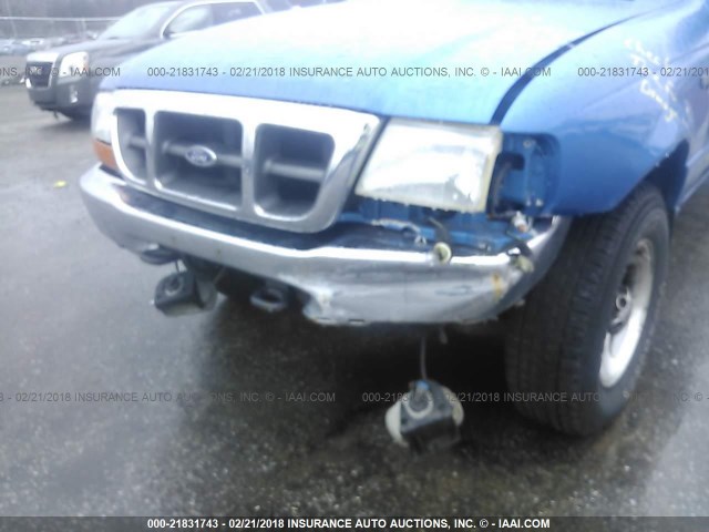 1FTZR15V0XPB73932 - 1999 FORD RANGER SUPER CAB BLUE photo 6