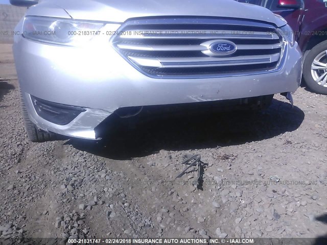 1FAHP2F86FG102920 - 2015 FORD TAURUS LIMITED SILVER photo 6