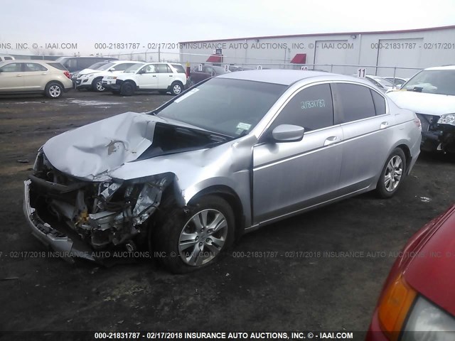 1HGCP26439A051662 - 2009 HONDA ACCORD LXP SILVER photo 2