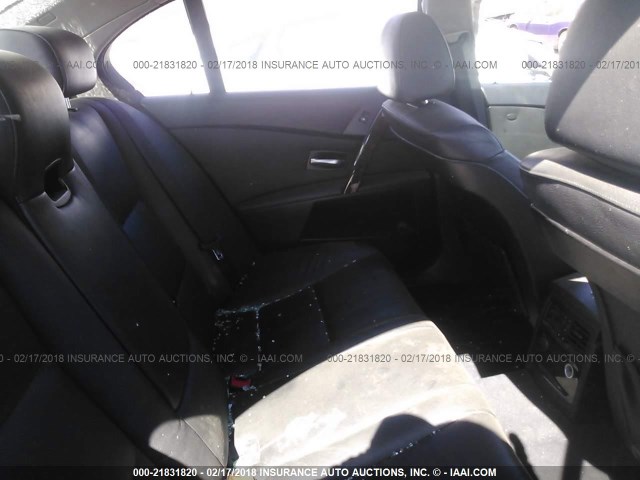 WBANA53525B862863 - 2005 BMW 525 I SILVER photo 8