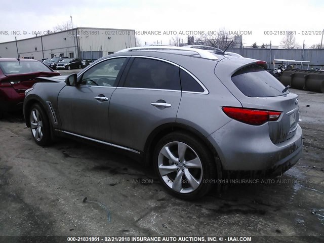 JN8BS1MWXBM170132 - 2011 INFINITI FX50 GRAY photo 3