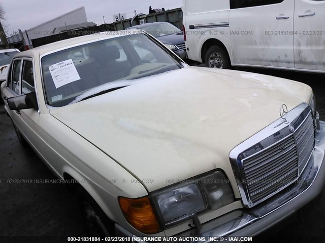 WDBCA35D0GA206011 - 1986 MERCEDES-BENZ 420 SEL BEIGE photo 1