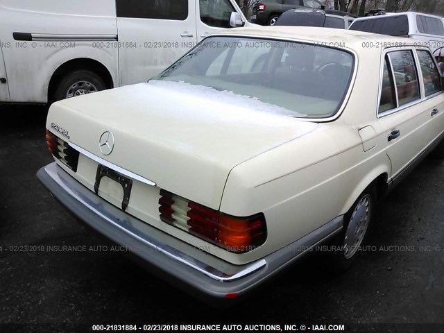 WDBCA35D0GA206011 - 1986 MERCEDES-BENZ 420 SEL BEIGE photo 4