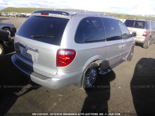 2C8GP64L53R162250 - 2003 CHRYSLER TOWN & COUNTRY LIMITED SILVER photo 4