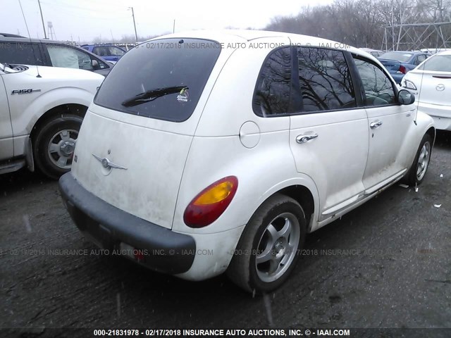 3C8FY68B22T251523 - 2002 CHRYSLER PT CRUISER LIMITED/DREAM CRUISER WHITE photo 4