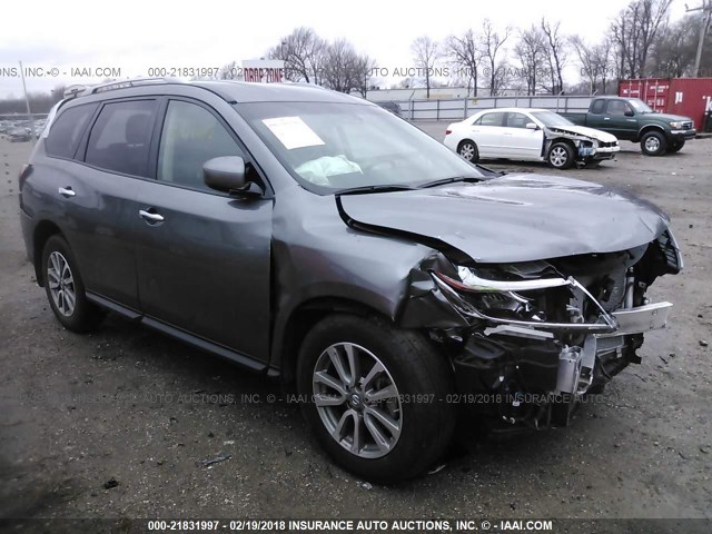 5N1AR2MM7GC636714 - 2016 NISSAN PATHFINDER S/SV/SL/PLATINUM 灰色 照片 1