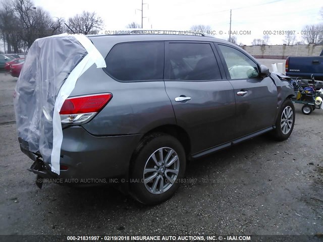 5N1AR2MM7GC636714 - 2016 NISSAN PATHFINDER S/SV/SL/PLATINUM 灰色 照片 4