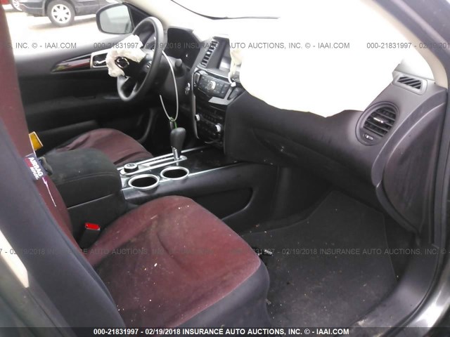 5N1AR2MM7GC636714 - 2016 NISSAN PATHFINDER S/SV/SL/PLATINUM 灰色 照片 5