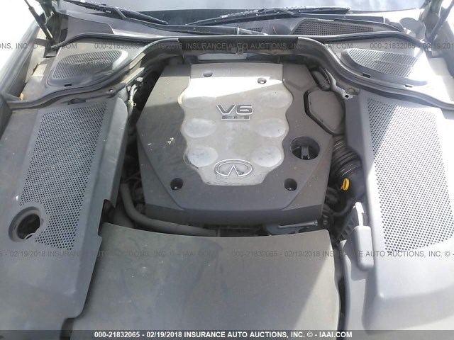 JNKAY01E56M112364 - 2006 INFINITI M35 SPORT WHITE photo 10