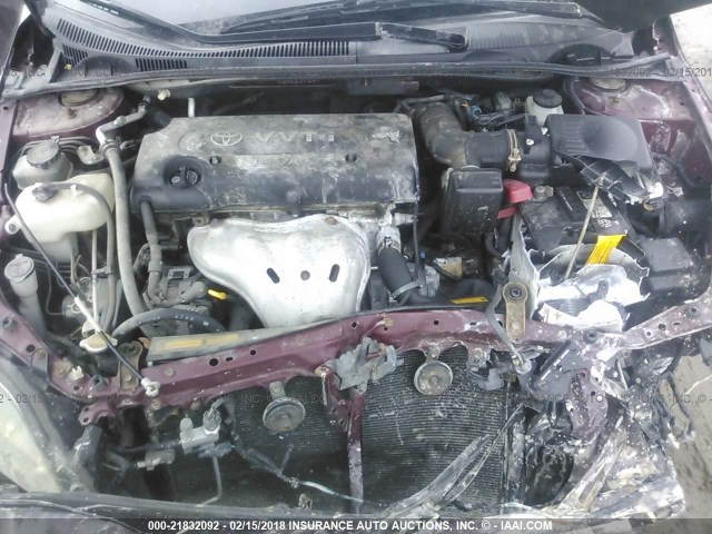 JTKDE167480226043 - 2008 TOYOTA SCION TC იასამნისფერი ფოტო 10