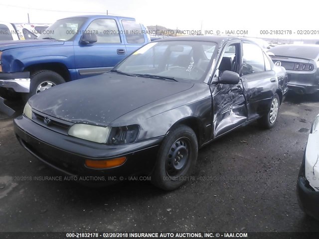 1NXAE04B8SZ241538 - 1995 TOYOTA COROLLA GRAY photo 2