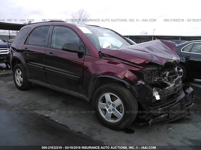 2CNDL23F186281678 - 2008 CHEVROLET EQUINOX LS MAROON photo 1