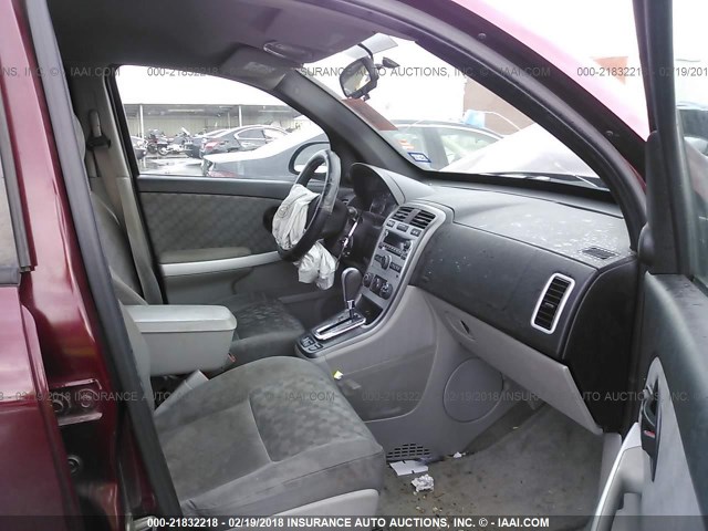 2CNDL23F186281678 - 2008 CHEVROLET EQUINOX LS MAROON photo 5