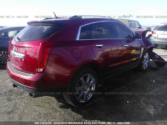 3GYFNBEY5AS522438 - 2010 CADILLAC SRX PERFORMANCE COLLECTION RED photo 4