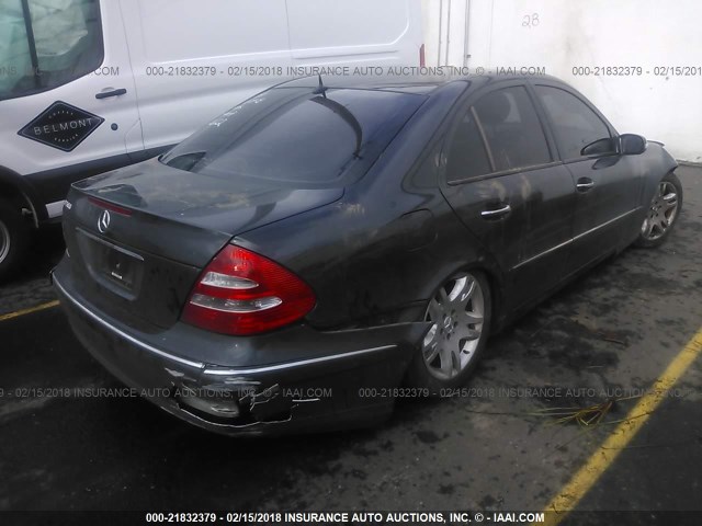 WDBUF70J13A145675 - 2003 MERCEDES-BENZ E 500 GRAY photo 4