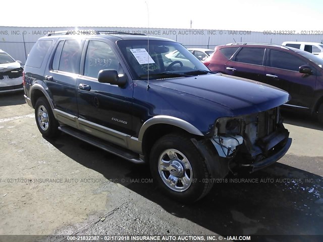 1FMZU74W82ZC31712 - 2002 FORD EXPLORER EDDIE BAUER BLUE photo 1