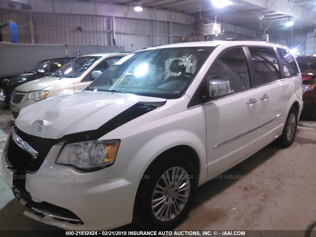 2C4RC1CG7DR531575 - 2013 CHRYSLER TOWN & COUNTRY TOURING L WHITE photo 2