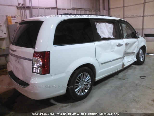 2C4RC1CG7DR531575 - 2013 CHRYSLER TOWN & COUNTRY TOURING L WHITE photo 4