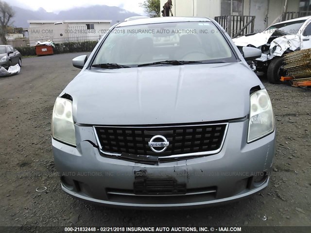 3N1AB61E58L756484 - 2008 NISSAN SENTRA 2.0/2.0S/2.0SL GRAY photo 6