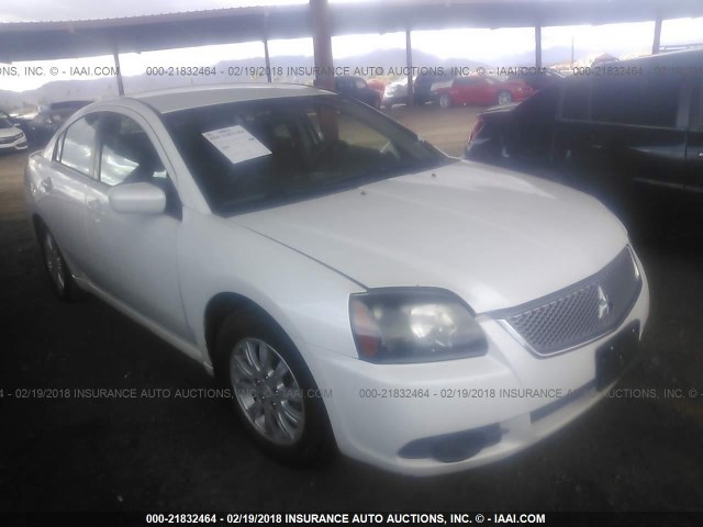 4A32B2FF2BE023051 - 2011 MITSUBISHI GALANT FE WHITE photo 1