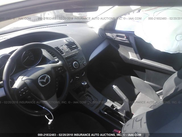 JM1BL1L83C1673418 - 2012 MAZDA 3 I WHITE photo 5