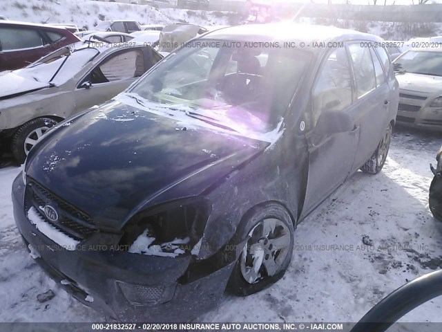 KNAFG528997268956 - 2009 KIA RONDO LX/EX BLACK photo 2