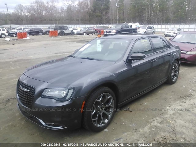 2C3CCABT6GH170536 - 2016 CHRYSLER 300 S GRAY photo 2