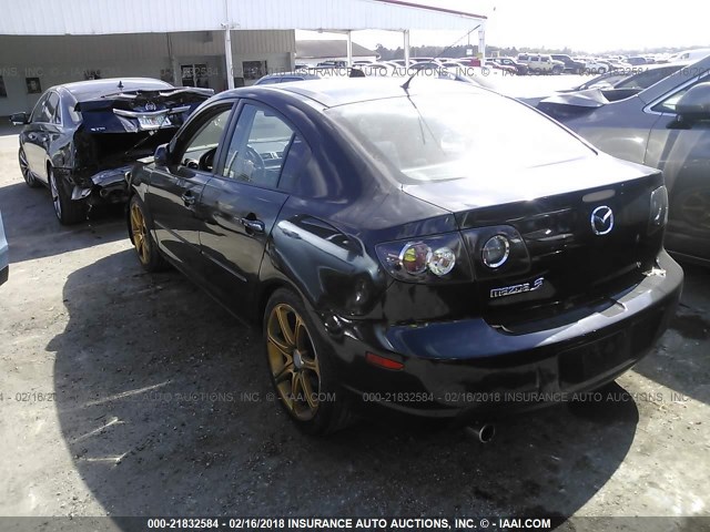 JM1BK32F891188442 - 2009 MAZDA 3 I BLACK photo 3