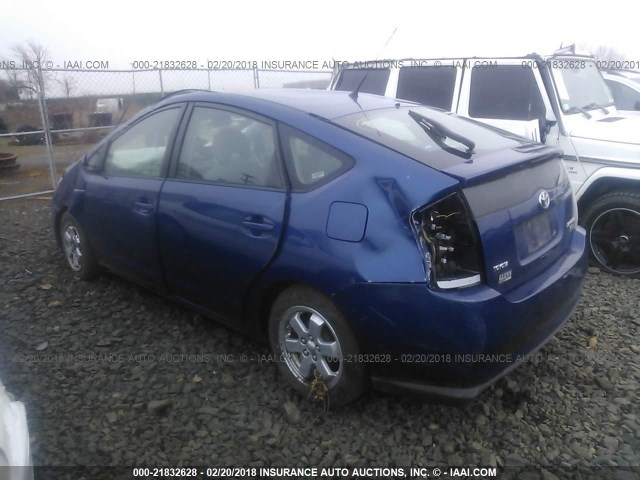 JTDKB20U497892842 - 2009 TOYOTA PRIUS BLUE photo 3