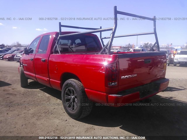 1D7HA18D84S516426 - 2004 DODGE RAM 1500 ST/SLT RED photo 3