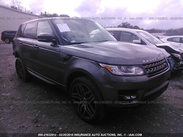 SALWG2VF7FA616563 - 2015 LAND ROVER RANGE ROVER SPORT HSE GRAY photo 1